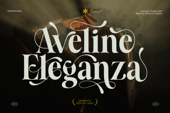 Aveline Eleganza: A Cinematic Serif for Thoughtful Branding