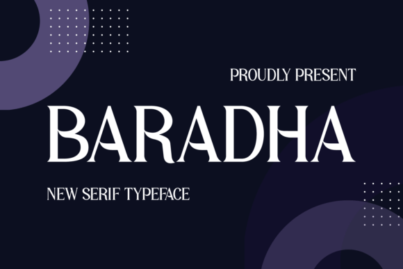 Baradha: A Serif Font That Builds Trust for Small Businesses