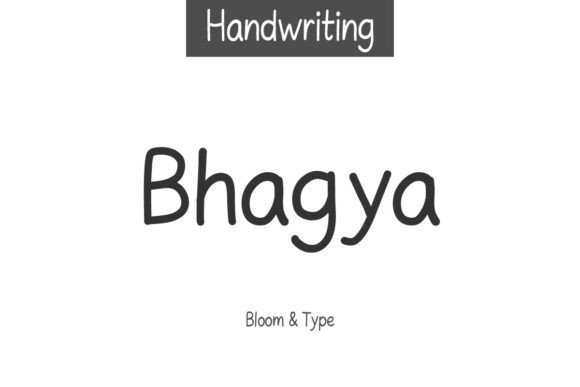 Bhagya: A Warm, Handwritten Sans Serif for Human-Centered Web Design