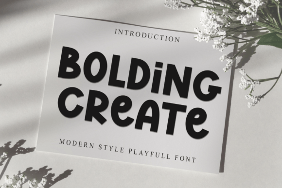 Bolding Create: A Playful Sans Serif for Bold Brand Moments