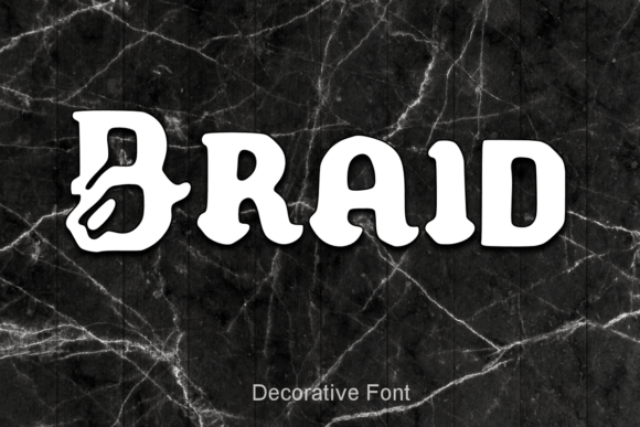 Braid: A Decorative Typeface That Adds Charm to Real Branding Projects