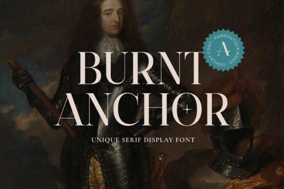 Burnt Anchor: A Serif Font That Elevates Handmade Design