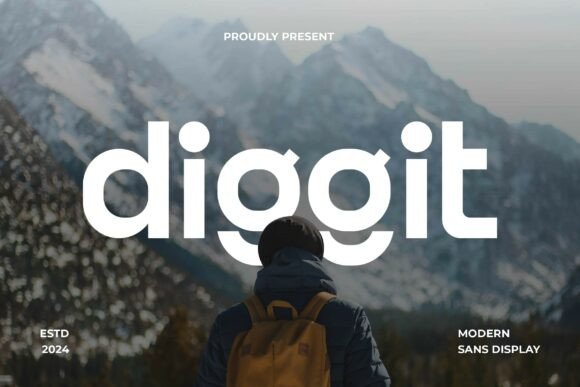 Diggit: A Clean, Confident Sans Serif for Thoughtful Design