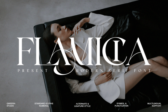 Flamicia: A Luxury Serif Font for Handmade Brands