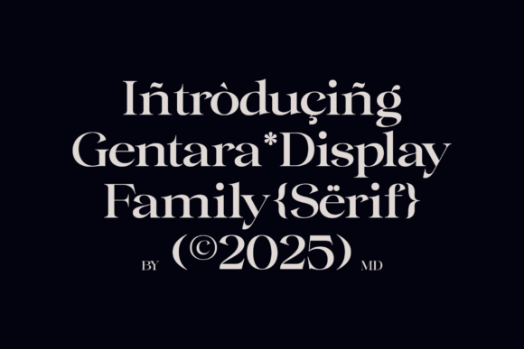Gentara: A Serif Font That Makes Your Brand Feel Thoughtful