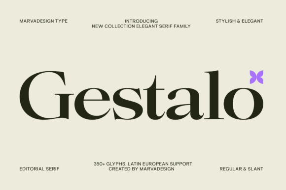 Gestalo: A Serif That Speaks With Quiet Authority