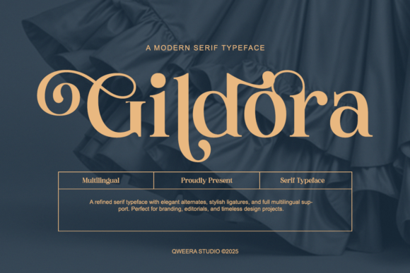 Gildora: A Modern Serif Font for Digital Branding