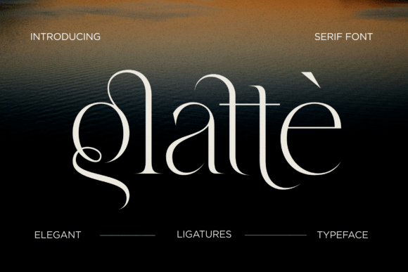 Glatte: A Modern Serif Font for Polished Digital Branding