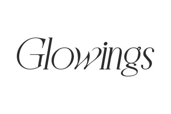 Glowings: A Sophisticated Serif Display Font for Editorial Design