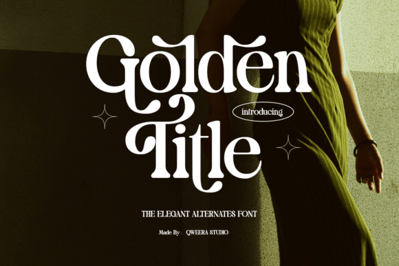 Golden Title: A Serif Font That Elevates Your Brand