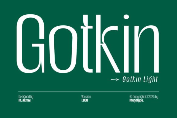 Gotkin Light: A Modern Sans Serif for Confident Digital Brands