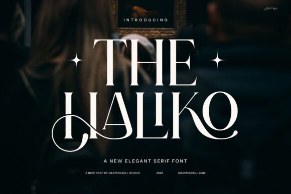 Haliko: A Refined Serif Font for Thoughtful Branding