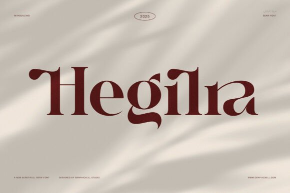 Hegilra: A Serif Font That Makes Your Brand Feel Thoughtfully Designed
