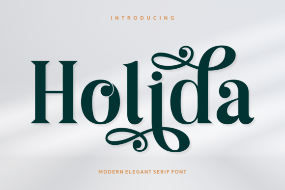 Holida: A Modern Serif Font That Elevates Digital Branding