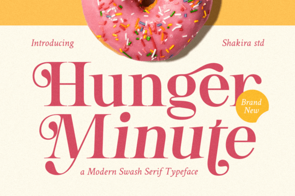 Hunger Minute: A Serif Font That Makes Your Brand Feel Instantly Polished