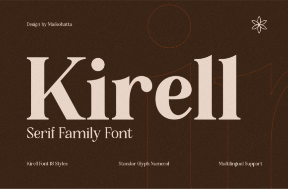 Kirell: A Modern Serif Font That Earns Its Place in Campaign Visuals