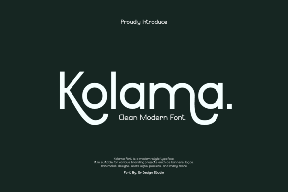 Kolama: A Clean Modern Font for Thoughtful Editorial Design