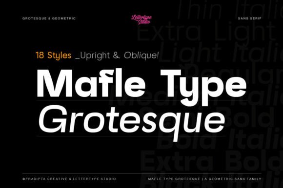 Mafle Type Grotesque: A Modern Sans Serif for Digital Clarity
