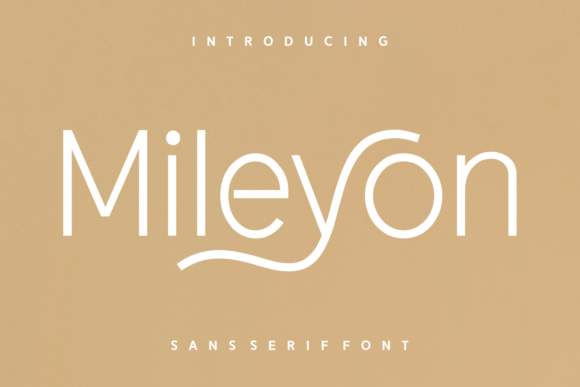 Mileyon: A Sans Serif Font That Commands Attention