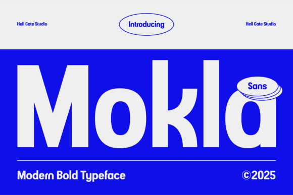 Mokla Sans: A Bold, Modern Typeface for Confident Branding