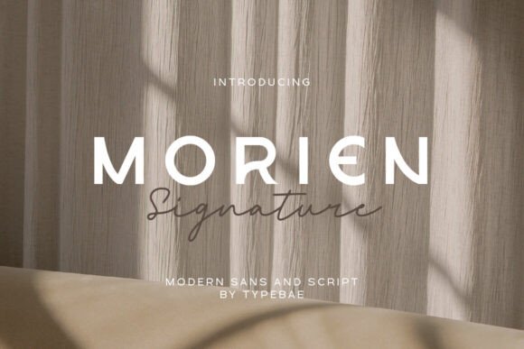 Morien: A Modern Sans Serif + Handwritten Font for Real Branding