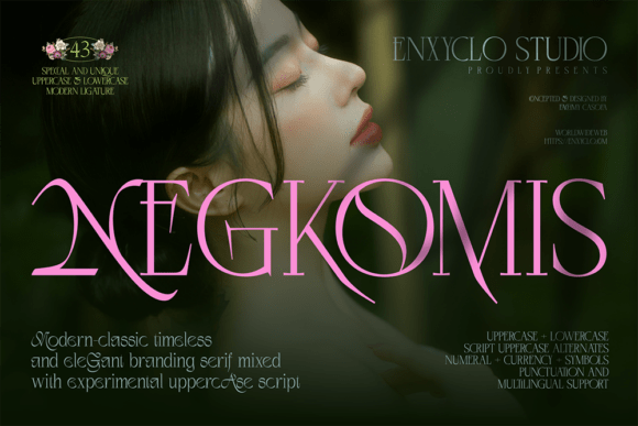 Negkomis: A Timeless Serif Font for Digital Branding