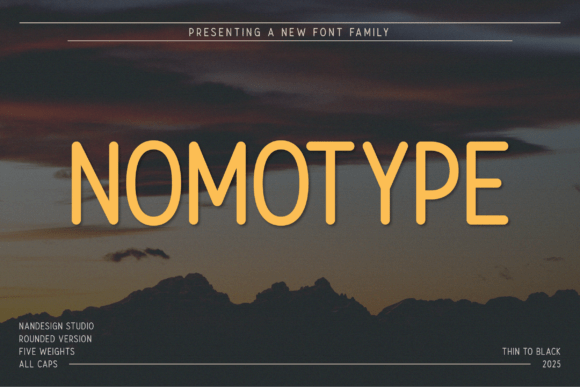 Nomotype Rounded: A Warm, Modern Sans Serif for Real Branding