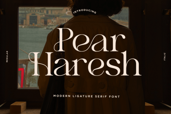 Pear Haresh: A Serif Font That Feels Like Hand-Stamped Luxury