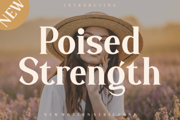Poised Strength: A Modern Serif That Anchors Brand Identity