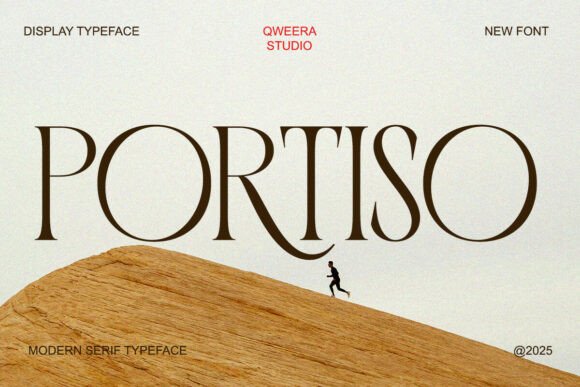 Portiso: A Modern Luxury Serif Font for Campaign Impact