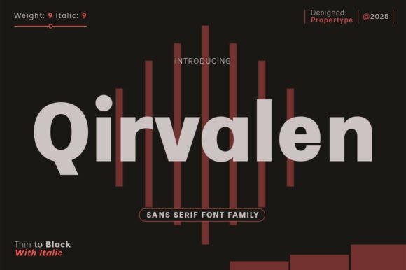 Qirvalen: A Warm, Polished Serif Font for Small Business Branding