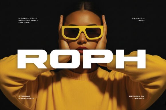 Roph: A Bold Sans Serif Font for Handmade Brands