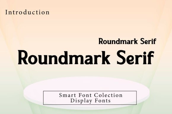 Roundmark Serif: A Friendly, Bold Serif Font for Handmade Makers