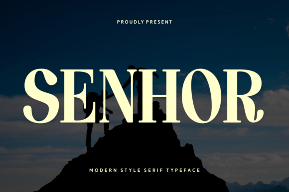 Senhor: A Refined Serif Font for Luxury Branding