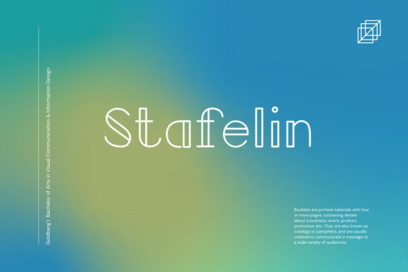 Stafelin: A Clean, Versatile Sans Serif Font for Crafters & Sellers