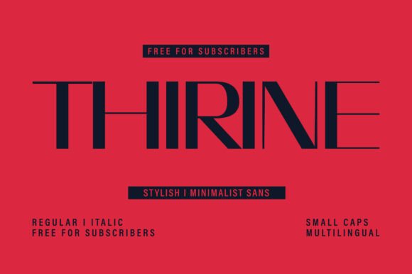 Thirine: A Refined Sans Serif for Editorial Clarity and Quiet Confidence