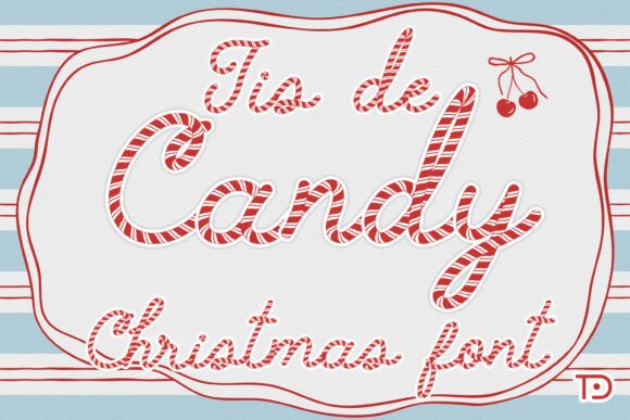 Tis De Candy: A Festive Handwritten Font for Web Design