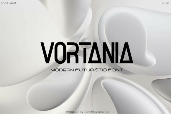 Vortania: A Futuristic Sans Serif for Bold Brand Identities